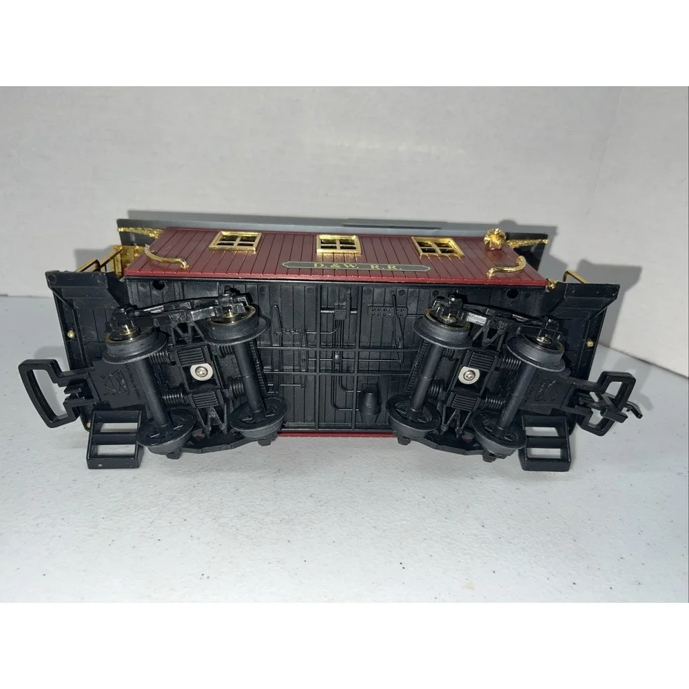 Denver Express Train Engine 1986 by New Bright D&W RR Toy Locomotive